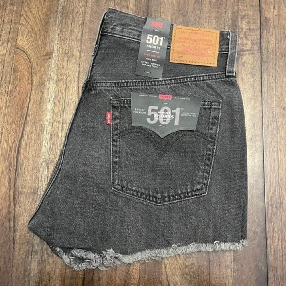 Levi's Premium | 501 Original High Rise Shorts - Picture 6 of 12